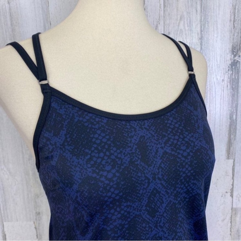 Athleta Snake Bra Cup Blousy Tankini - Picture 6 of 9